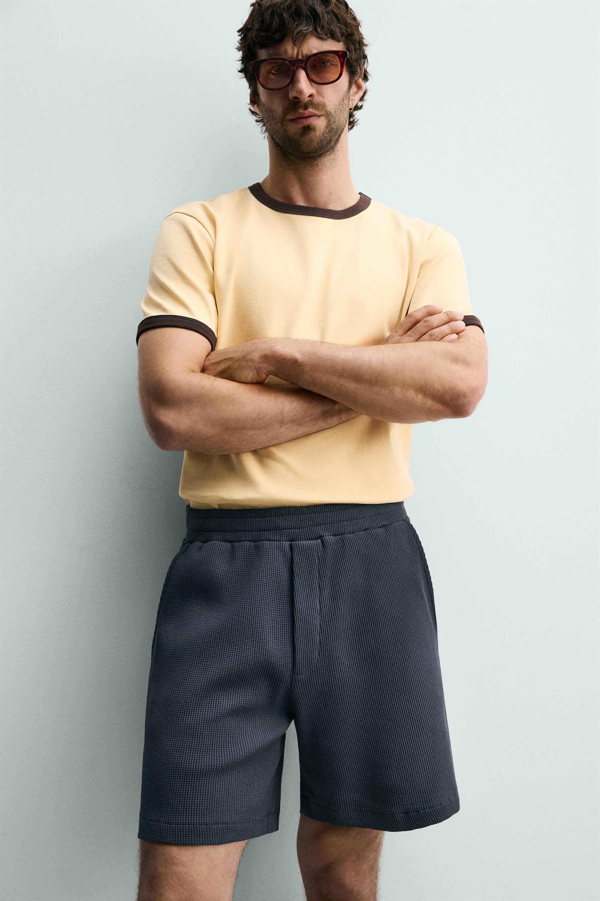 WAFFLE TEXTURE JOGGER SHORTS